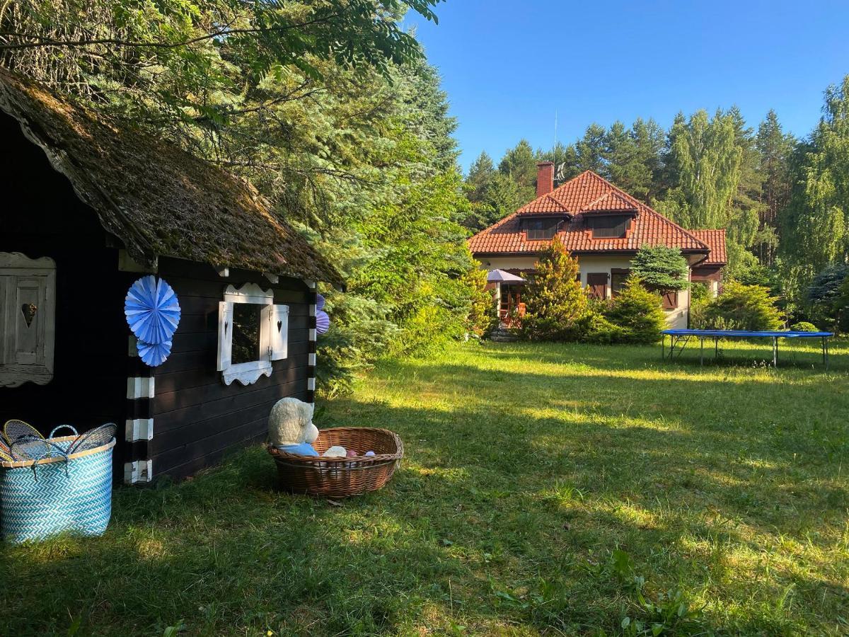Szeroki Bor Oaza W Puszczy Z Sauna, Bania I Jacuzzi Exterior foto