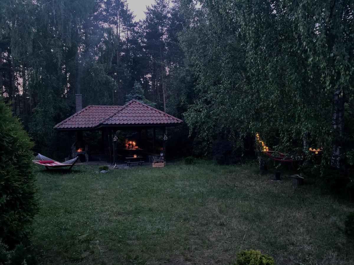 Szeroki Bor Oaza W Puszczy Z Sauna, Bania I Jacuzzi Exterior foto
