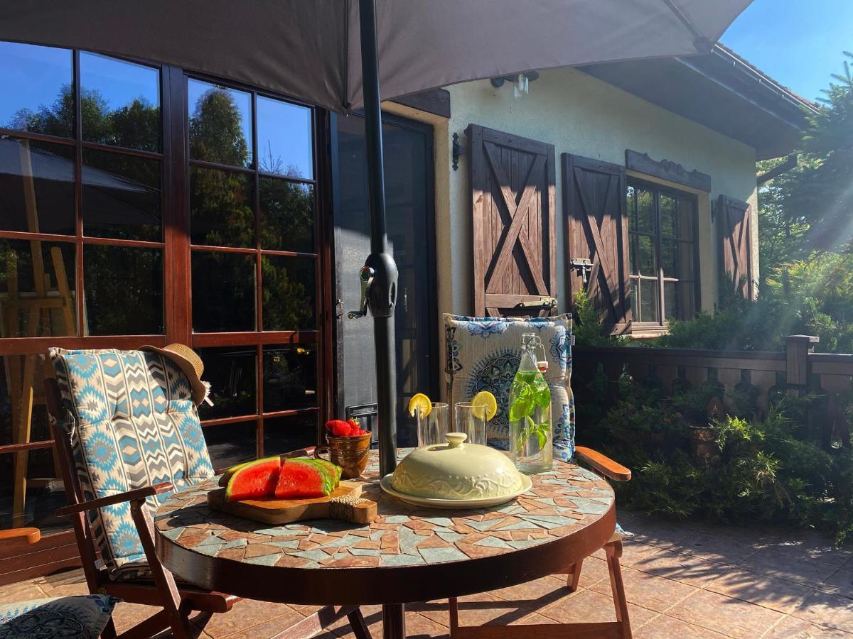 Szeroki Bor Oaza W Puszczy Z Sauna, Bania I Jacuzzi Exterior foto