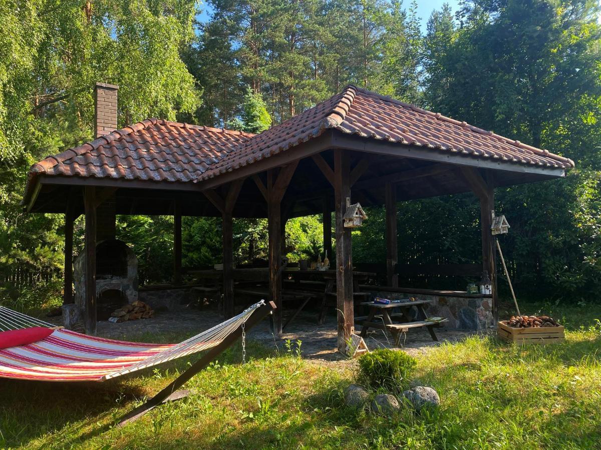 Szeroki Bor Oaza W Puszczy Z Sauna, Bania I Jacuzzi Exterior foto